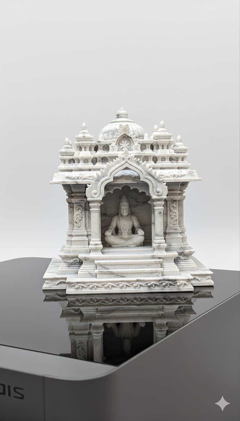 Compact Tabletop Temple - Gray