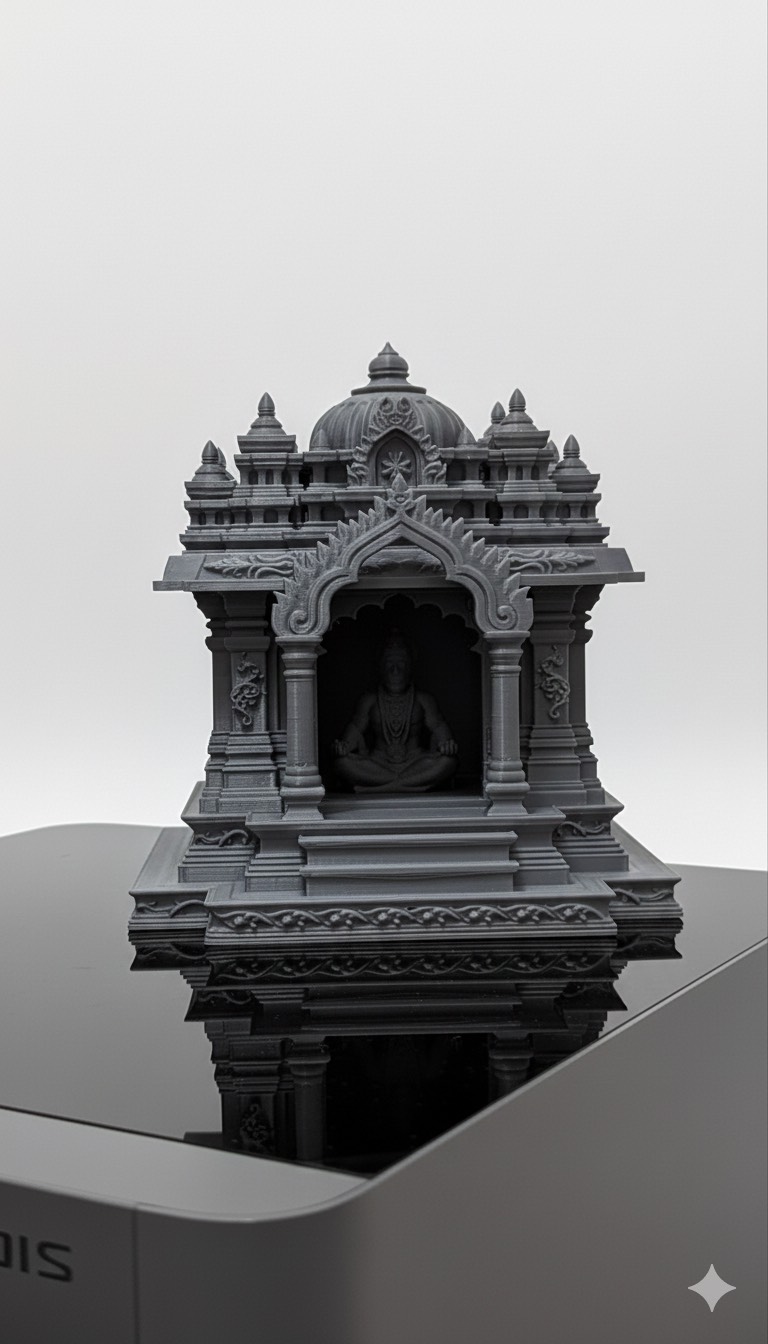 Compact Tabletop Temple - Black