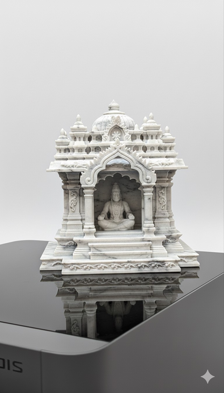 Compact Tabletop Temple - Gray